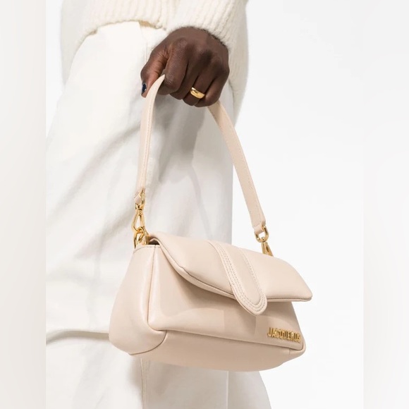 JACQUES LE PETIT BAMBIMOU Puffed Flap Bag | Leight Beige | NWT - Picture 4 of 6